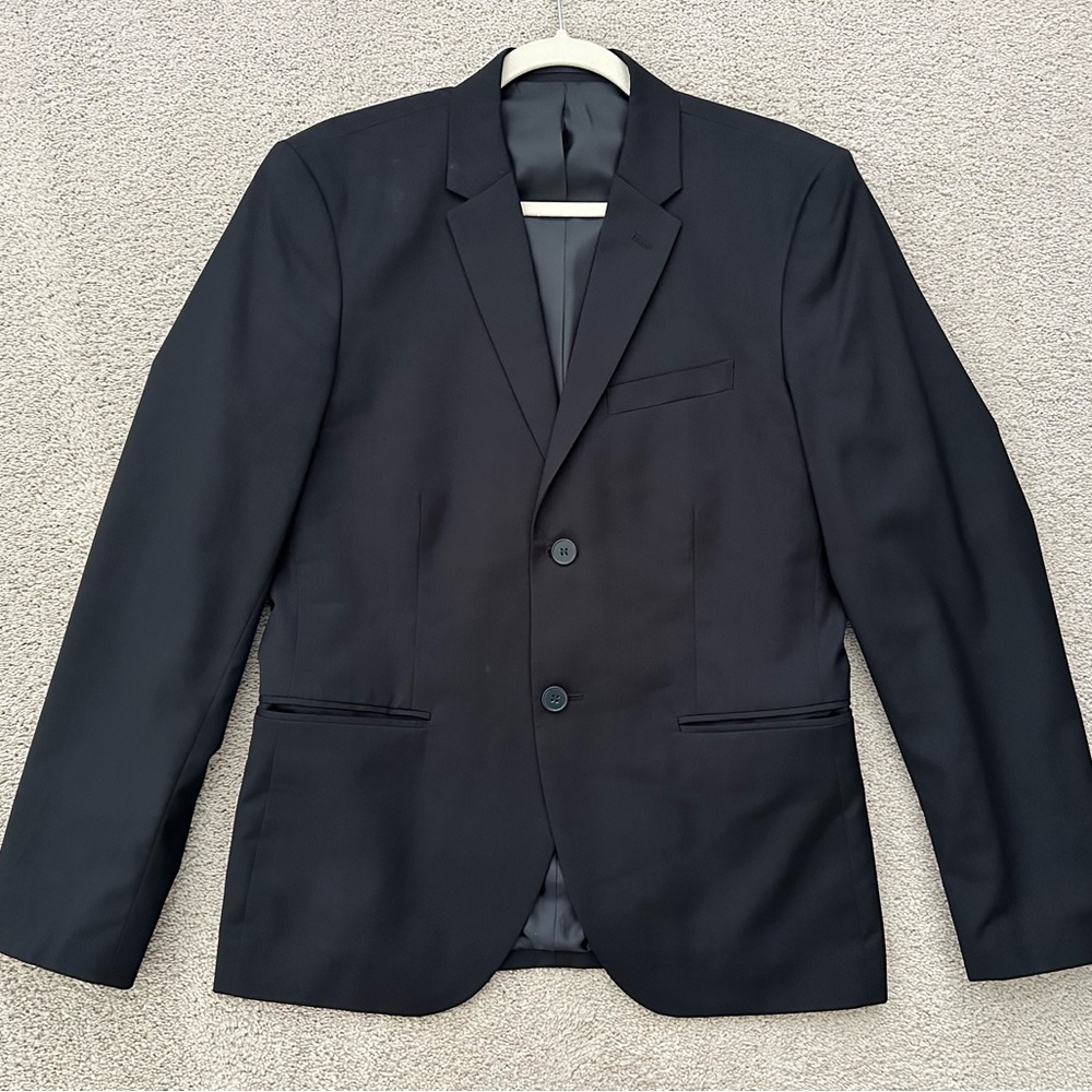 Classic Black Regular Fit Blazer Jacket - Traditional Sport Coat